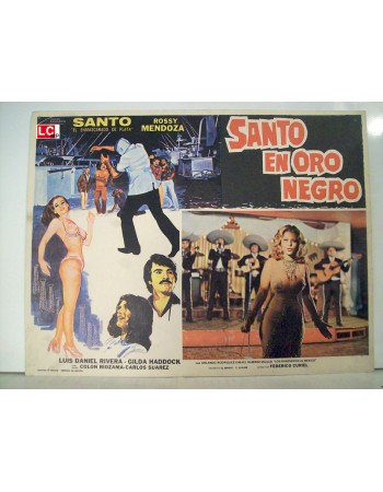 SANTO EN ORO NEGRO