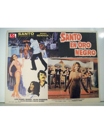 SANTO EN ORO NEGRO
