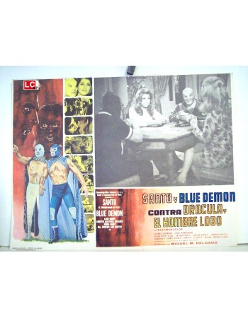 SANTO Y BLUE DEMON CONTRA DRACULA Y EL HOMBRE LOBO