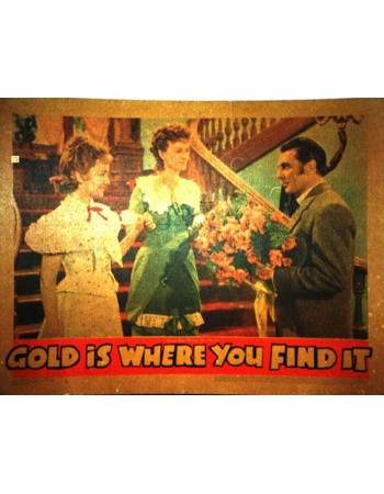 GOLD IS WHERE YOU FIND IT