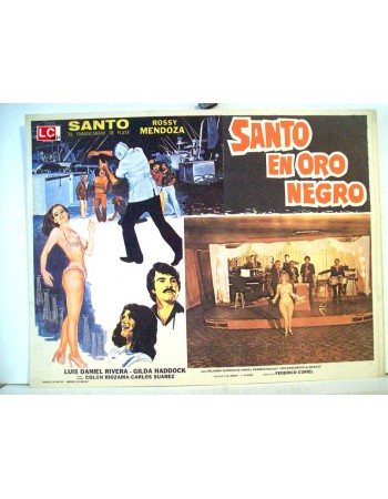 SANTO EN ORO NEGRO