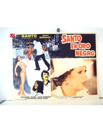 SANTO EN ORO NEGRO