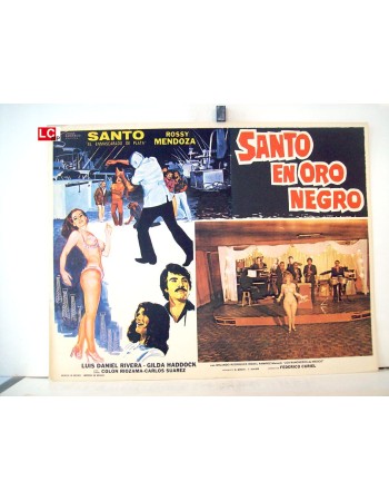 SANTO EN ORO NEGRO