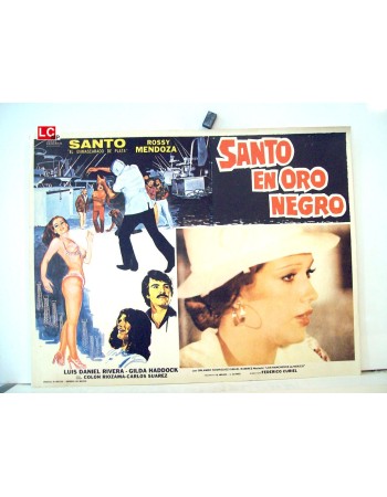 SANTO EN ORO NEGRO