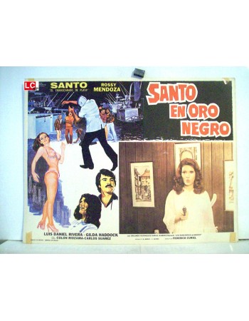 SANTO EN ORO NEGRO