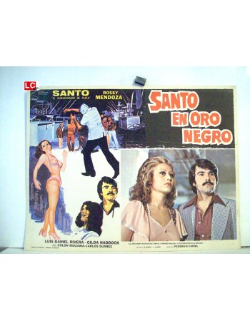 SANTO EN ORO NEGRO