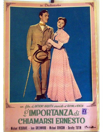 THE IMPORTANCE OF BEING EARNEST