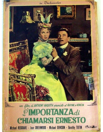 THE IMPORTANCE OF BEING EARNEST