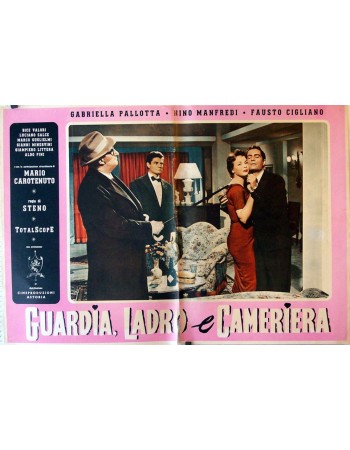 GUARDIA, LADRO E CAMERIERA