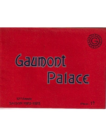 GAUMONT PALACE 1922-1923