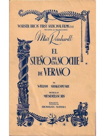A MIDSUMMER NIGHT'S DREAM