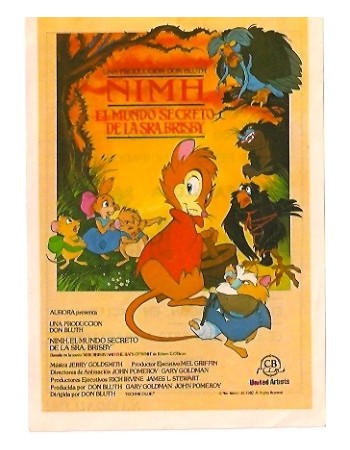 MRS. BRISBY AND THE SECRET OF NIMH