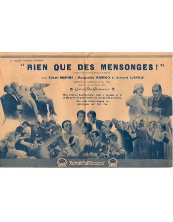 RIEN QUE DES MENSONGES