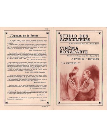 MATERNELLE, LA