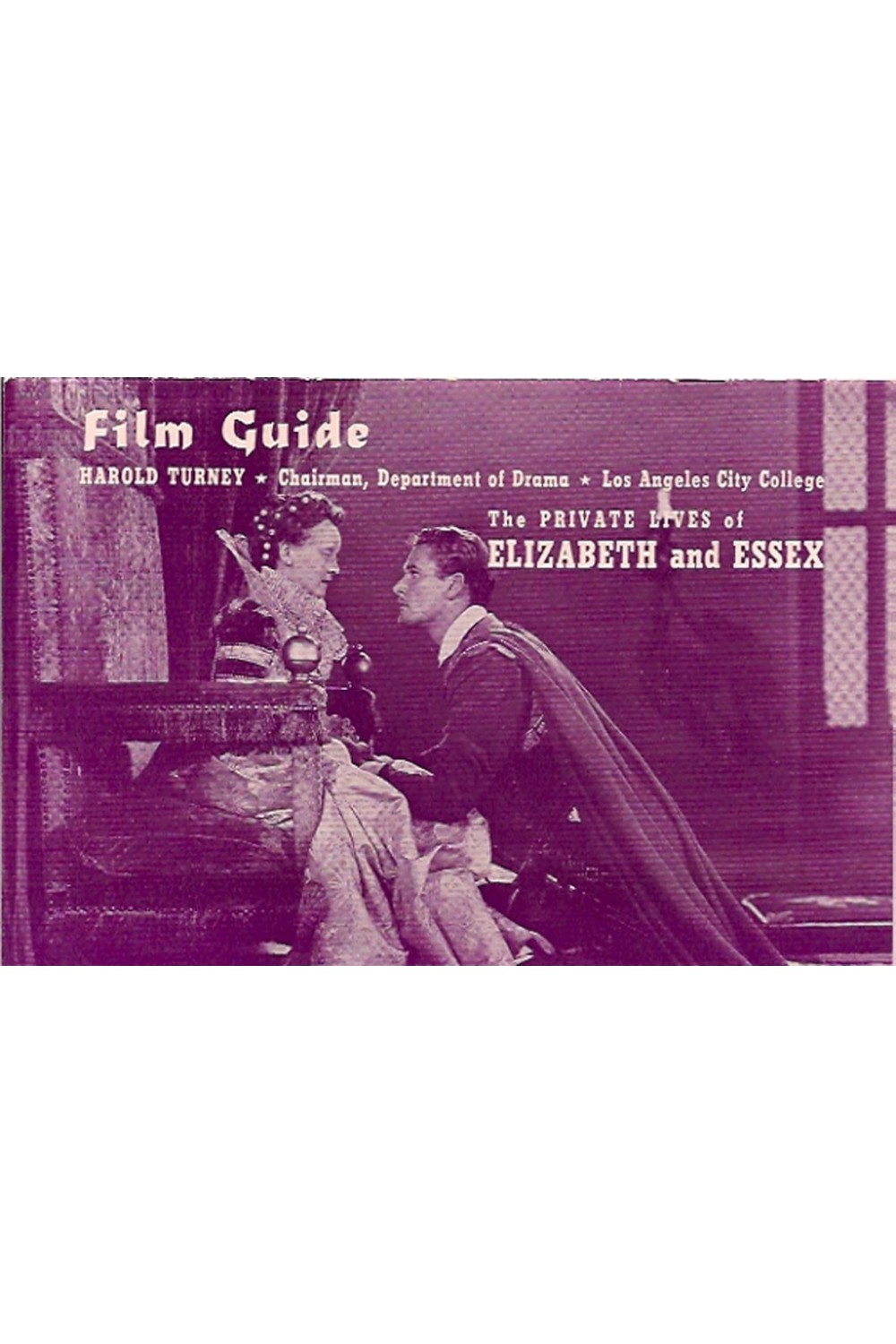 THE PRIVATE LIFE OF ELIZABETH AND ESSEX