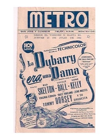 DU BARRY WAS A LADY
