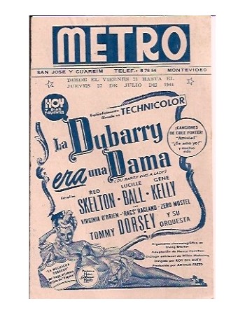 DU BARRY WAS A LADY