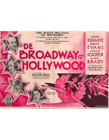 BROADWAY TO HOLLYWOOD