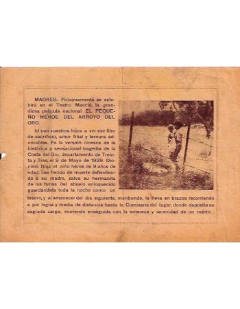 EL PEQUEÑO HEROE DEL ARROYO DEL ORO