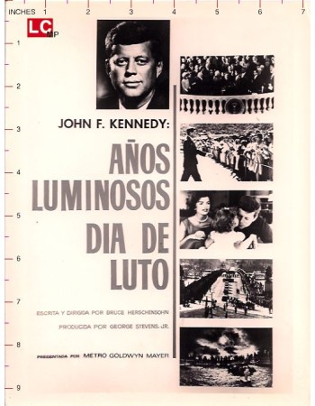 JOHN F. KENNEDY: YEARS OF LIGHTNING, DAY OF DRUMS