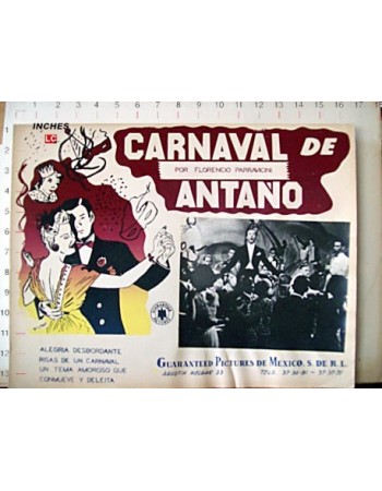 CARNAVAL DE ANTAÑO