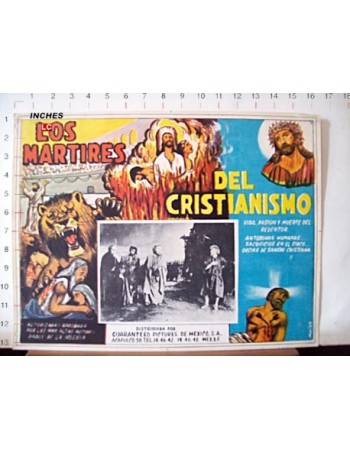 LOS MARTIRES DEL CRISTIANISMO