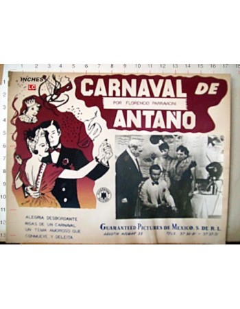 CARNAVAL DE ANTAÑO
