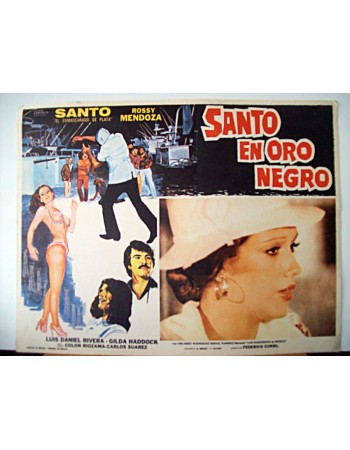 SANTO EN ORO NEGRO