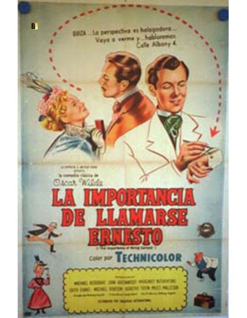 THE IMPORTANCE OF BEING EARNEST
