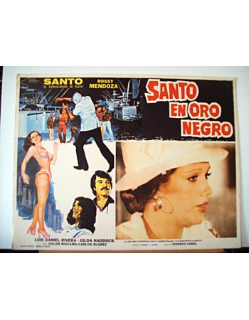 SANTO EN ORO NEGRO