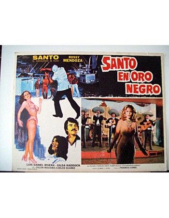 SANTO EN ORO NEGRO