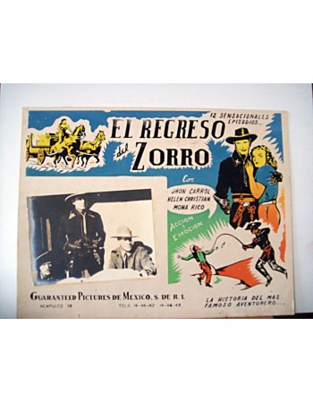 Zorro Rides Again