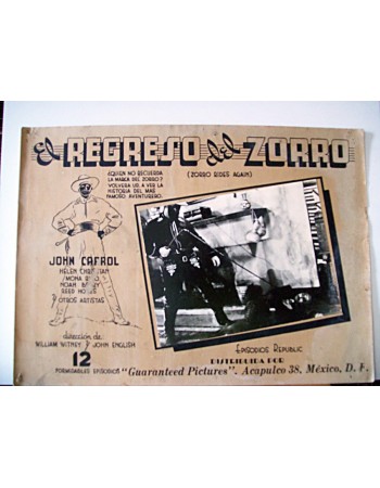 Zorro Rides Again