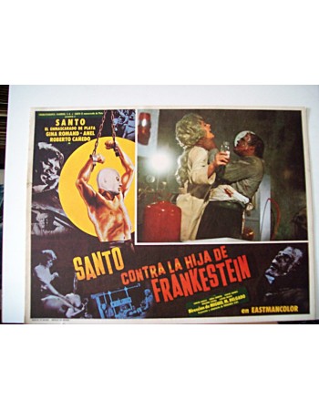 SANTO CONTRA LA HIJA DE FRANKESTEIN