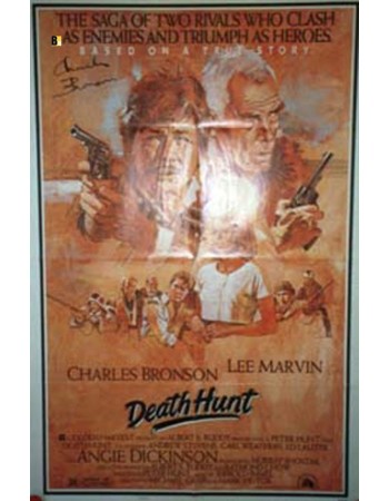 DEATH HUNT FIRMADOS AUTOGRAPH
