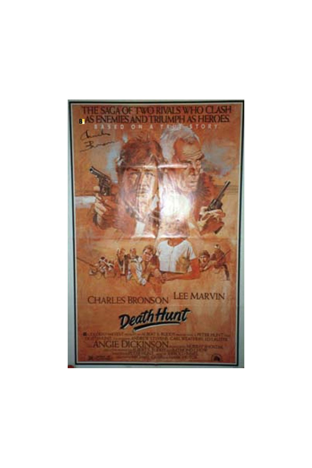 DEATH HUNT FIRMADOS AUTOGRAPH