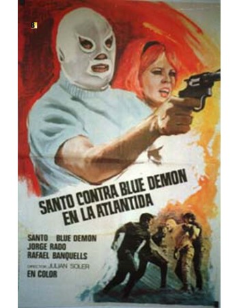 SANTO CONTRA BLUE DEMON EN LA ATLANTIDA