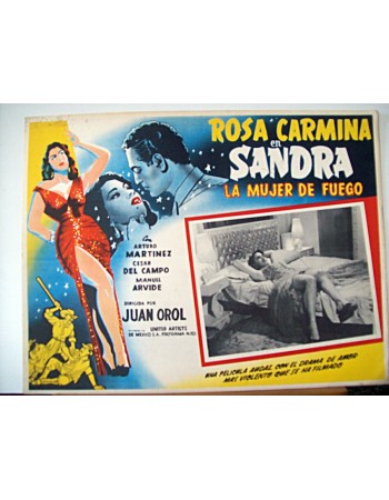 SANDRA LA MUJER DE FUEGO