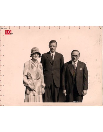 MARION DAVIES / CHARLES LINDBERGH / LOUIS B. MAYER