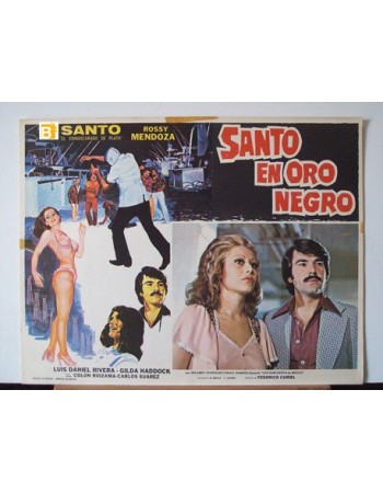 SANTO EN ORO NEGRO
