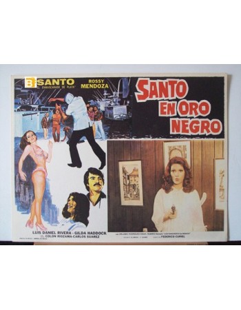 SANTO EN ORO NEGRO