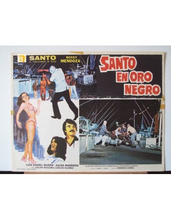 SANTO EN ORO NEGRO