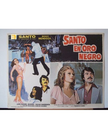 SANTO EN ORO NEGRO