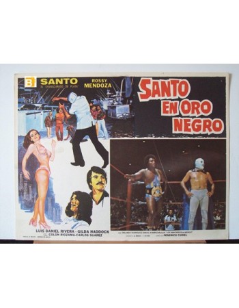 SANTO EN ORO NEGRO