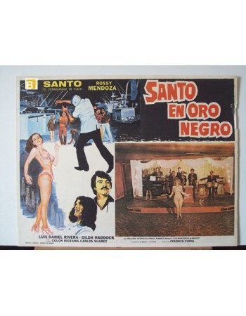 SANTO EN ORO NEGRO