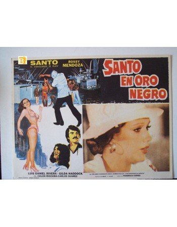 SANTO EN ORO NEGRO