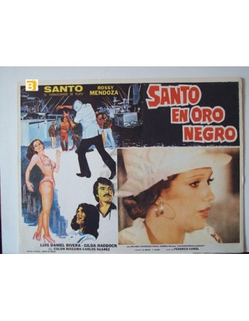 SANTO EN ORO NEGRO