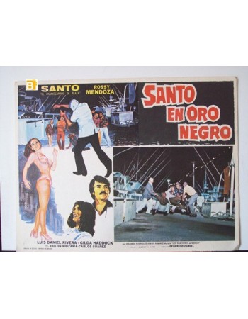 SANTO EN ORO NEGRO