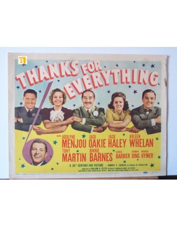 THANKS FOR EVERYTHING