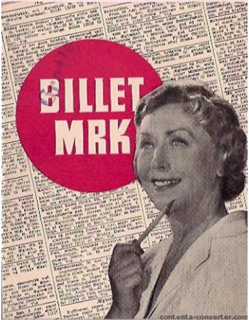 Billet mrk.